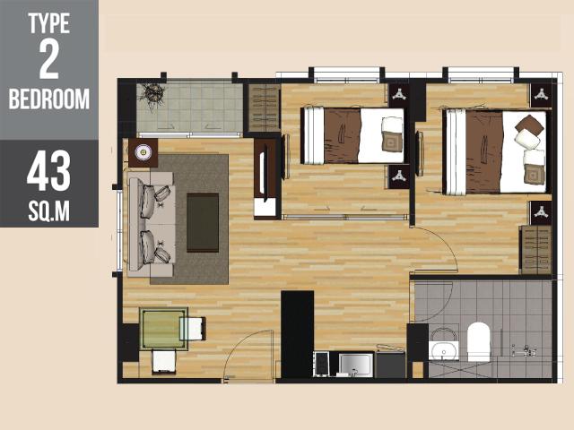 TulipSquareอ้อมน้อย_Plan_2BR