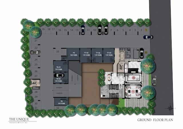 floor plan the unique sukhumvit 62:1 L1