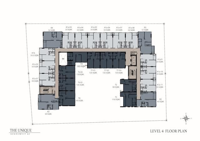 floor plan the unique sukhumvit 62:1 L4