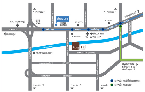 แผนที่-คอนโด-เดอะ-นิช-ไอดี-บางแค