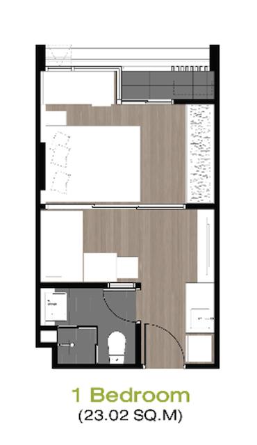 Unit Plan 1 Bedroom