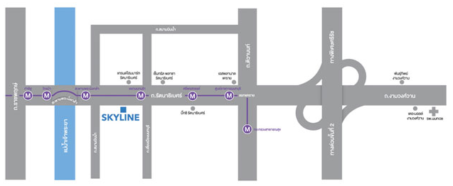 แผนที่-คอนโด-สกายไลน์-รัตนาธิเบศร์