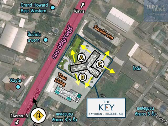 TheKeyสาทรเจิรญราษฎร์_Map_Site