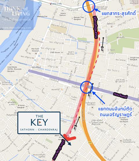 TheKeyสาทรเจิรญราษฎร์_Map_ตรง