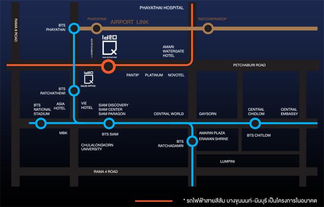 แผนที่จากทางโครงการ