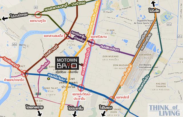 แผนที่กว้าง Motown Brio