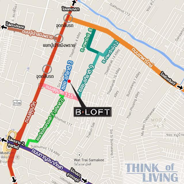 แผนที่ในซอย