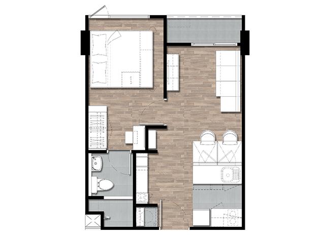 Proud3_34 sqm plan