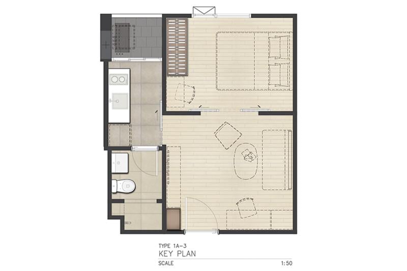 Chambers Chaan 1Br Plan