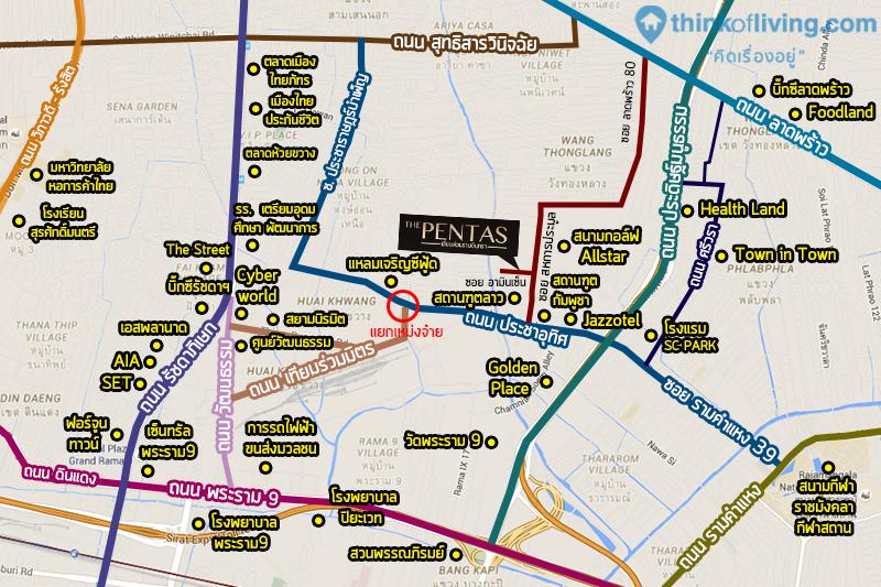 The Pentas place MAP