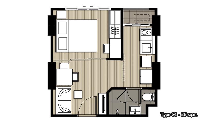 Ideo mobi bangsue 26 sq.m.