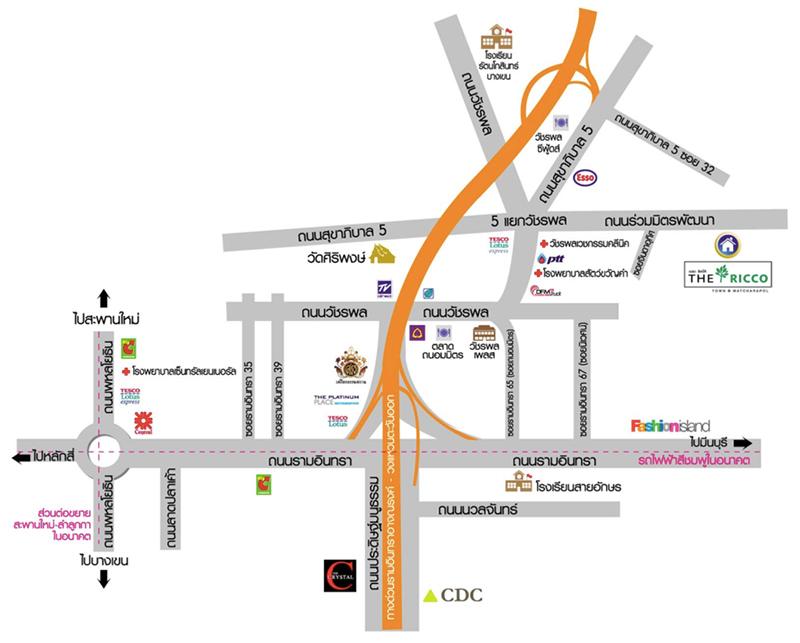 แผนที่จากโครงการ