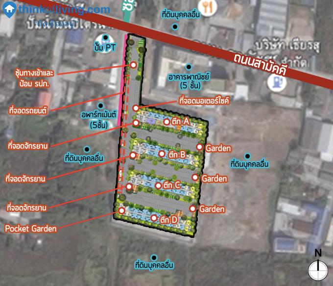 Map zoom plum ผังง