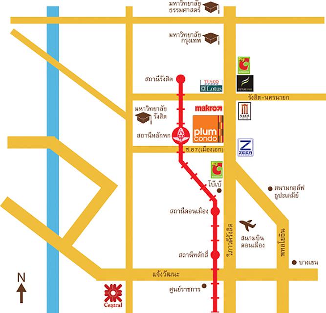 แผนที่จากโครงการ