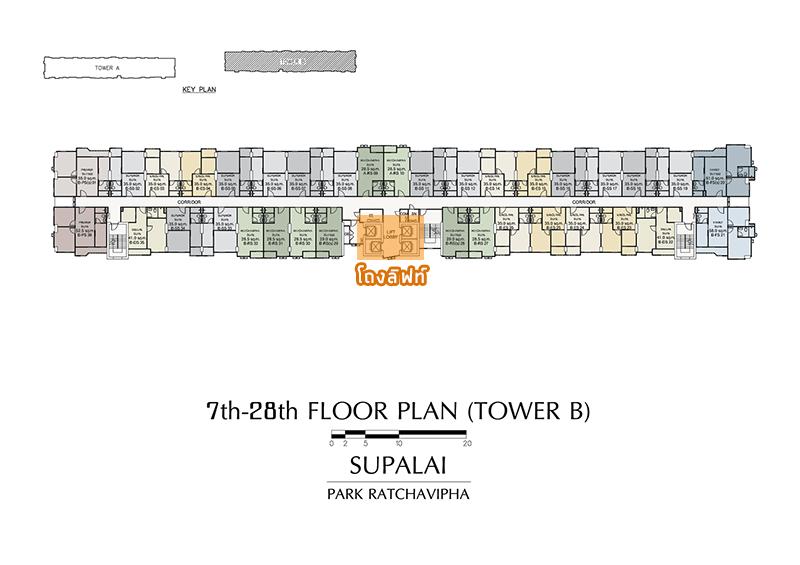 7th-28th FLOOR PLAN (TOWER B)