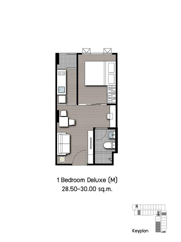 2016-07-27 _ Kensington Phaholyothin63 _ Unit_1 Bedroom Deluxe (M)