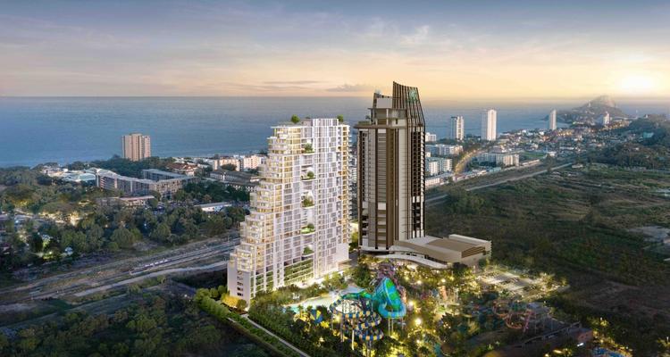VEHHA (เวหา) คอนโด High Rise ติดสวนน้ำและโรงแรม Holiday Inn Resort Vana Nava Hua Hin ได้วิวทะเลทุกห้อง จาก Proud Real Estate [รีวิวฉบับที่ 2434]
