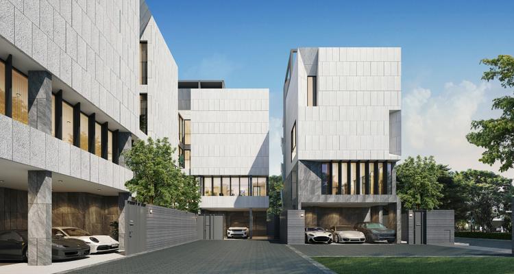 ZENITH 5 RESIDENCES SRINAKARIN (ซีนิธ 5 เรสซิเดนซ์ ศรีนครินทร์) บ้านเดี่ยวหรู 4 ชั้น อยู่ด้านหลัง Paradise Park ศรีนครินทร์ มาพร้อมสังคมส่วนตัวเพียง 5 ยูนิต จาก Shinwa Real Estate