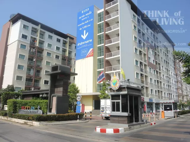 Smart Condo พระราม 2 คอนโด Low Rise 8 อาคาร  บนถนนบางขุนเทียน-ชายทะเลใกล้เซ็นทรัลพระราม 2 จาก ปริญสิริ [รีวิวฉบับที่  504] | Thinkofliving.Com